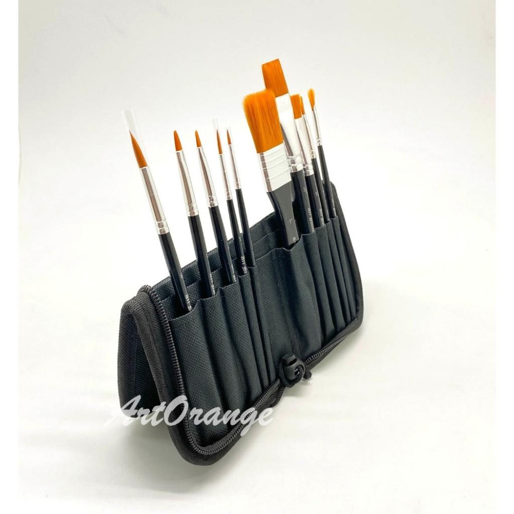 壓克力&水彩 專業級尼龍套筆 壓克力畫筆 水彩畫筆 美術套筆組-細節圖4