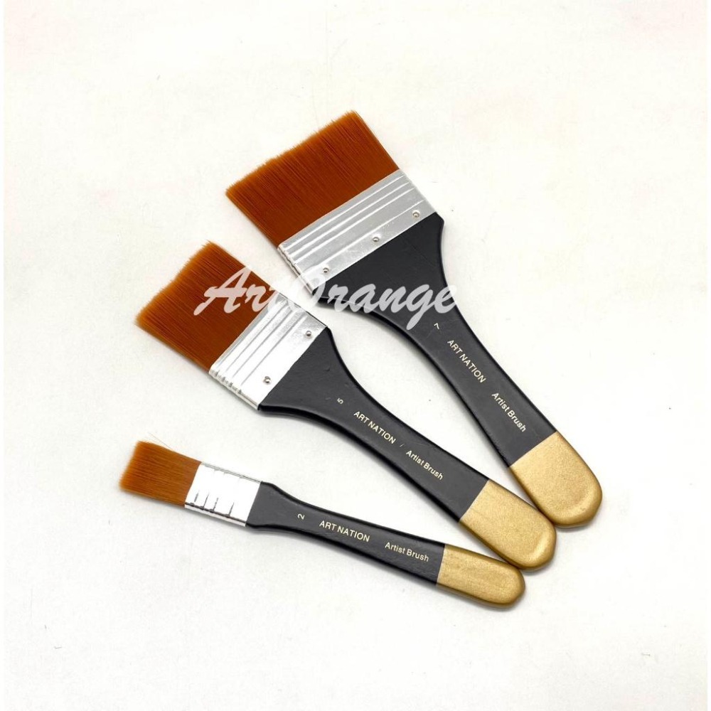 藝術家尼龍專業筆刷組 排刷 壓克力畫筆 壓克力套筆 油畫筆刷 油畫套筆-細節圖2