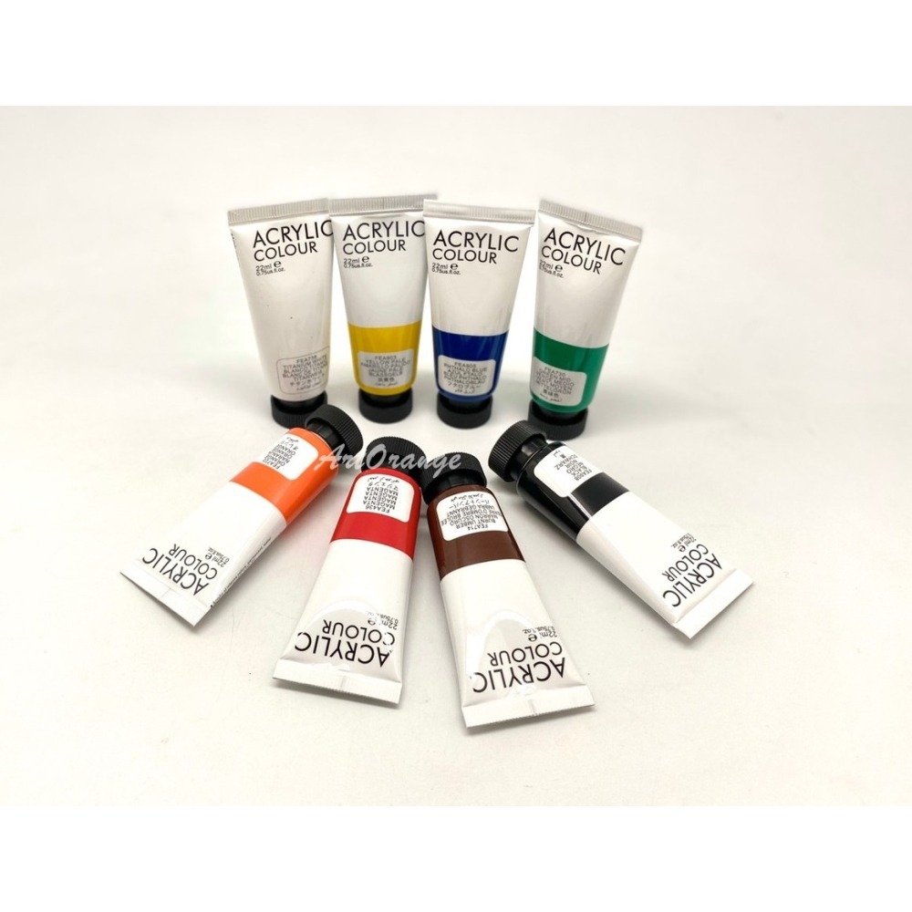 🔥人氣推薦🔥 親子DIY壓克力彩繪組｜8色顏料＋畫布＋畫筆 DIY創作套組｜壓克力彩繪入門組-細節圖2