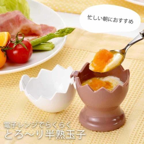 日本 預購 下村企販 微波 半熟蛋 半熟水煮蛋製作器 可愛廚師廚房器具