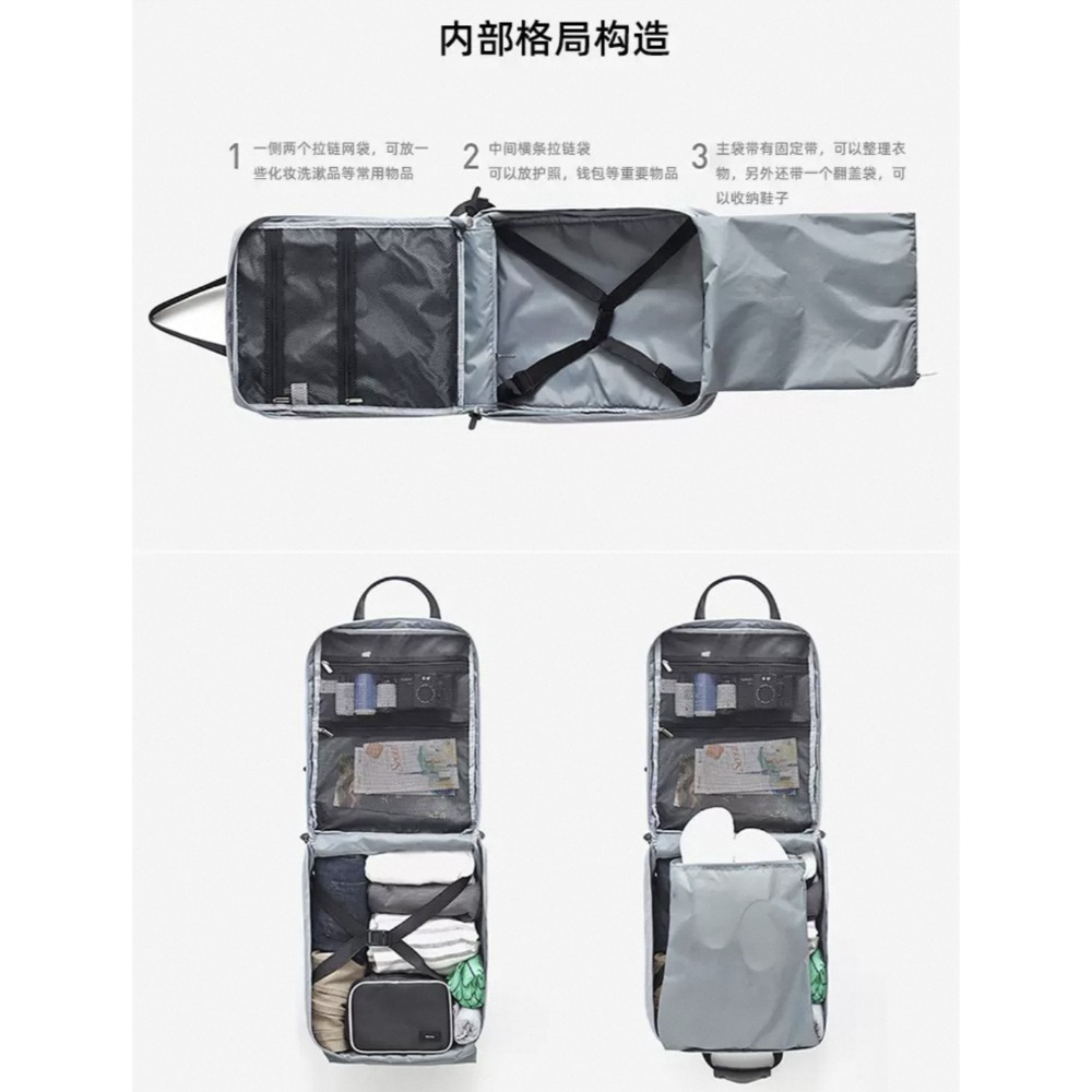 韓版肩背包書包後背包手提包短程旅行包出差包輕旅包-細節圖5