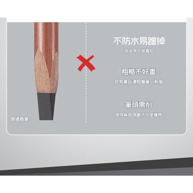 ￼水眉筆 台灣現貨 VIPABC 多重毛紋水眉筆 眉筆-細節圖5