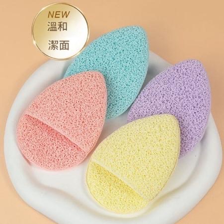 洗臉粉撲 粉撲 海綿洗臉 手套洗臉撲 手插式起泡潔面撲 遇水變大卸妝清潔-細節圖2