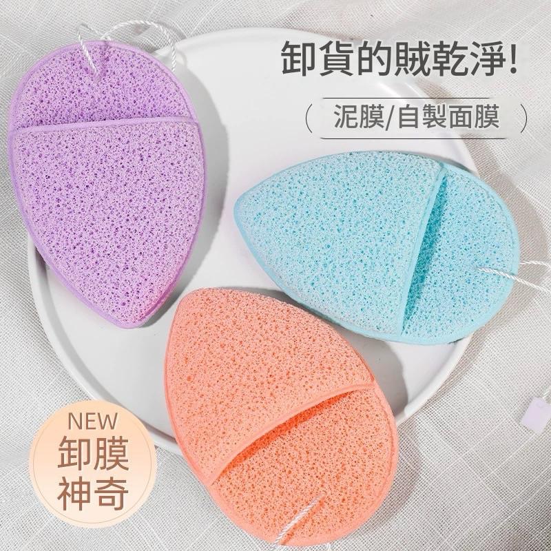 洗臉粉撲 粉撲 海綿洗臉 手套洗臉撲 手插式起泡潔面撲 遇水變大卸妝清潔-細節圖5