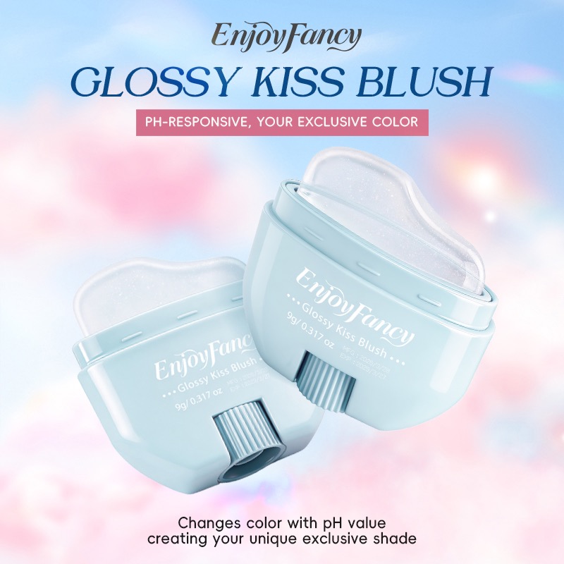 口紅 腮紅EnjoyFancy 溫感變色腮紅膏 唇頰兩用 9g-細節圖2