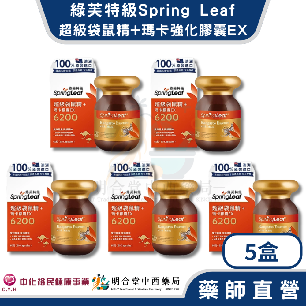 🌟【中化-綠芙特級-超級袋鼠精+瑪卡強化膠囊EX 膠囊】藥師精選|60顆|澳洲製|GMP藥廠製造|男性滋補強身關鍵-規格圖4