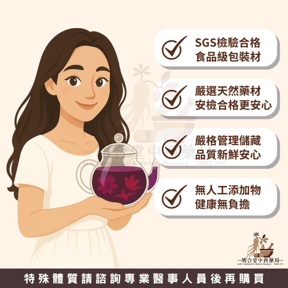 🌿【精選漢方食材-洛神花】藥師精選|100g|富含花青素‧促進新陳代謝‧養顏美容-細節圖4