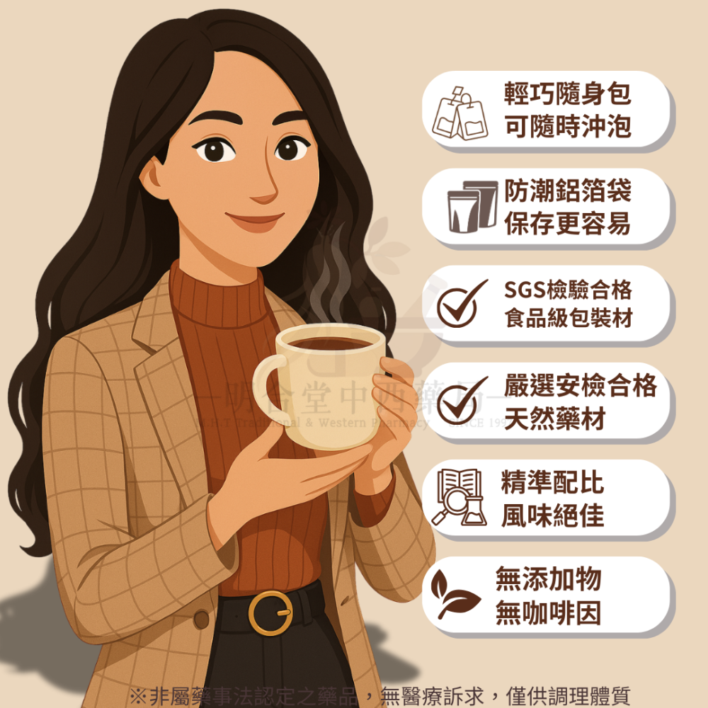 🌿【漢方茶包禮盒-養盛元氣飲】元氣up|15入|藥師研發|台灣製|黃耆 紅棗 枸杞 黨蔘|增強體力・養顏美容-細節圖8