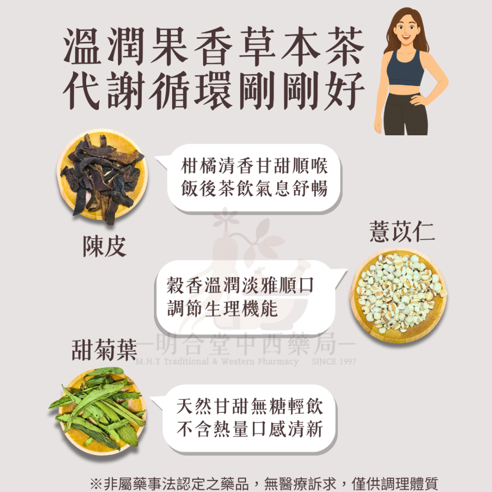 🌿【漢方茶包禮盒-輕韻纖露茶】輕盈代謝|15入|藥師研發|臺灣製|洛神 薏仁 仙楂等|促進代謝・維持消化道機能-細節圖4