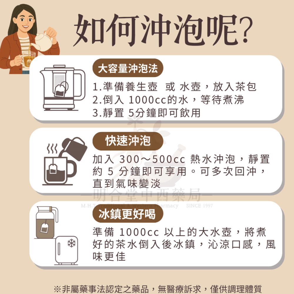 🌿【漢方茶包禮盒-清柑仙露茶】清涼退火|15入|藥師研發|臺灣製|仙草 薄荷 白鶴靈芝等|益甘・退火・生津止渴-細節圖6