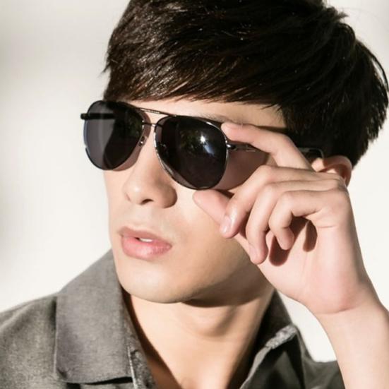 OT SHOP太陽眼鏡 台灣製MIT偏光彈簧鏡腳抗UV400墨鏡飛官橢圓框墨鏡  M05-細節圖2