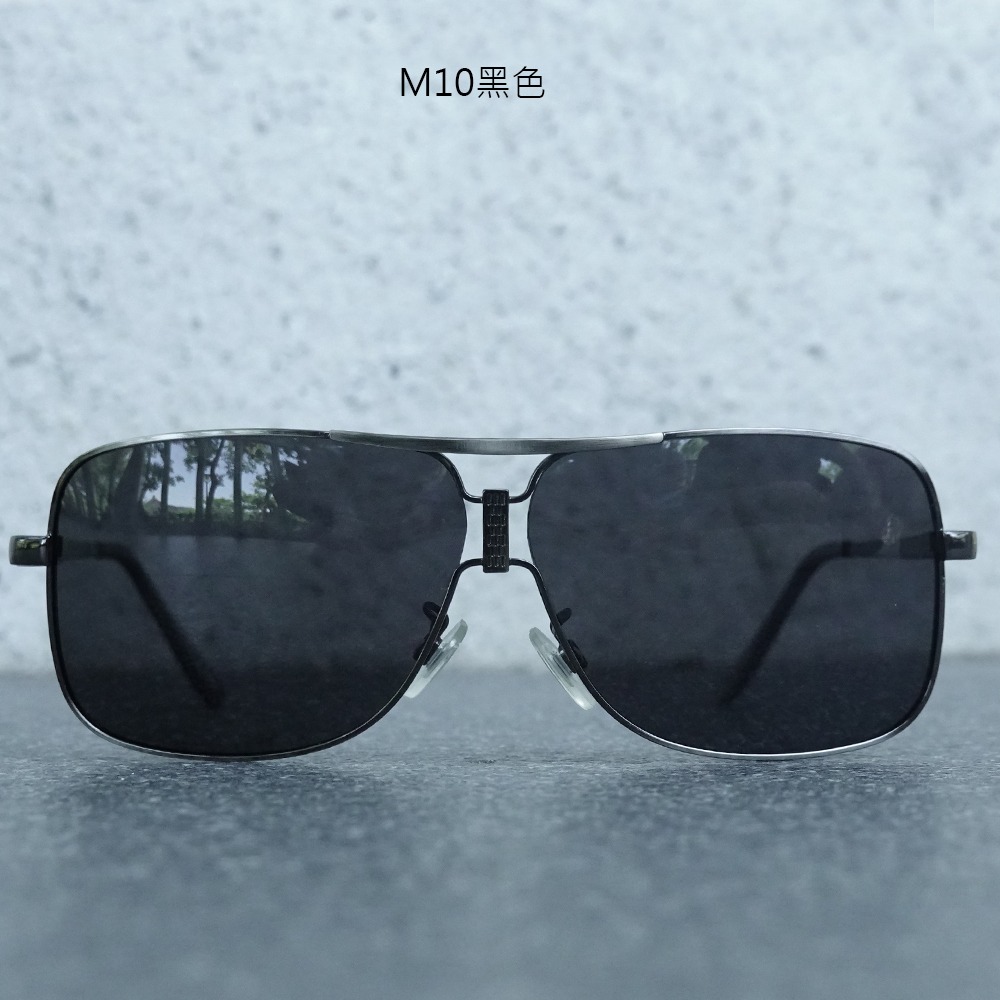OT SHOP太陽眼鏡 台灣製MIT偏光彈簧鏡腳抗UV400墨鏡飛官橢圓框墨鏡  M05-規格圖9