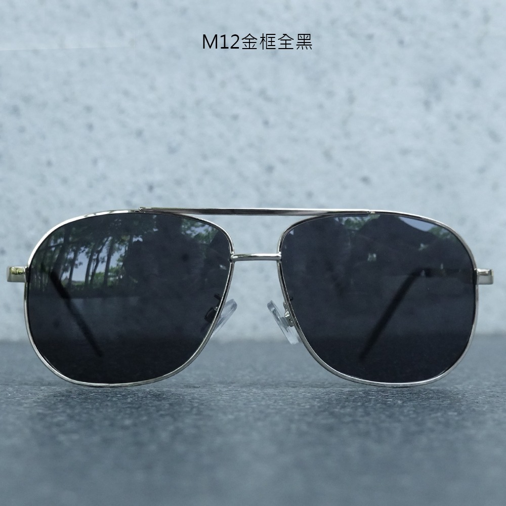 OT SHOP太陽眼鏡 台灣製MIT偏光彈簧鏡腳抗UV400墨鏡飛官橢圓框墨鏡  M05-規格圖9