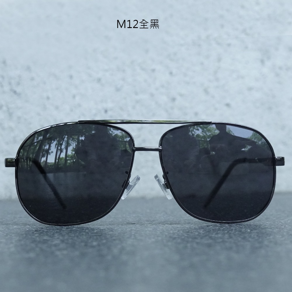 OT SHOP太陽眼鏡 台灣製MIT偏光彈簧鏡腳抗UV400墨鏡飛官橢圓框墨鏡  M05-規格圖9