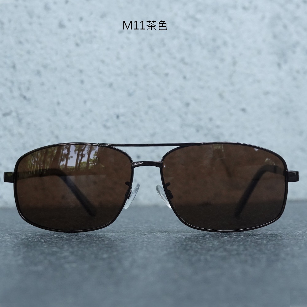 OT SHOP太陽眼鏡 台灣製MIT偏光彈簧鏡腳抗UV400墨鏡飛官橢圓框墨鏡  M05-規格圖9