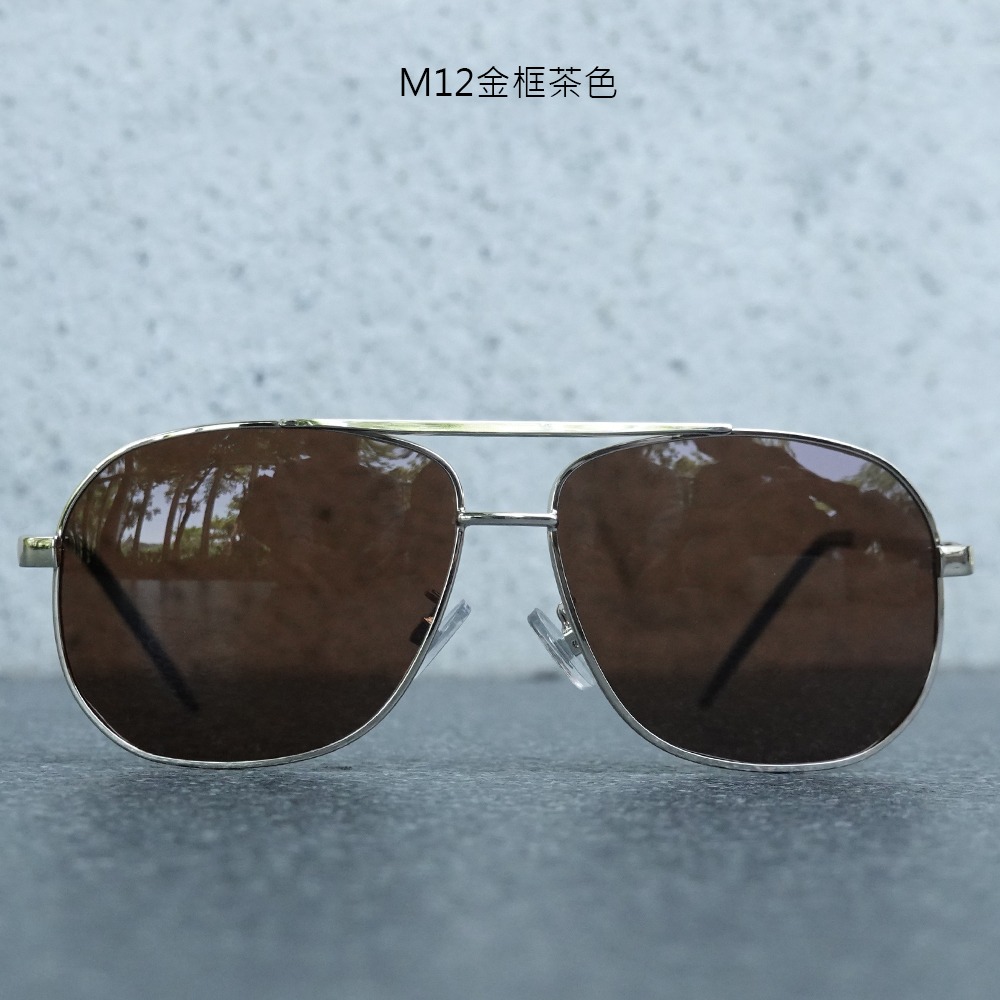 OT SHOP太陽眼鏡 台灣製MIT偏光彈簧鏡腳抗UV400墨鏡飛官橢圓框墨鏡  M05-規格圖9