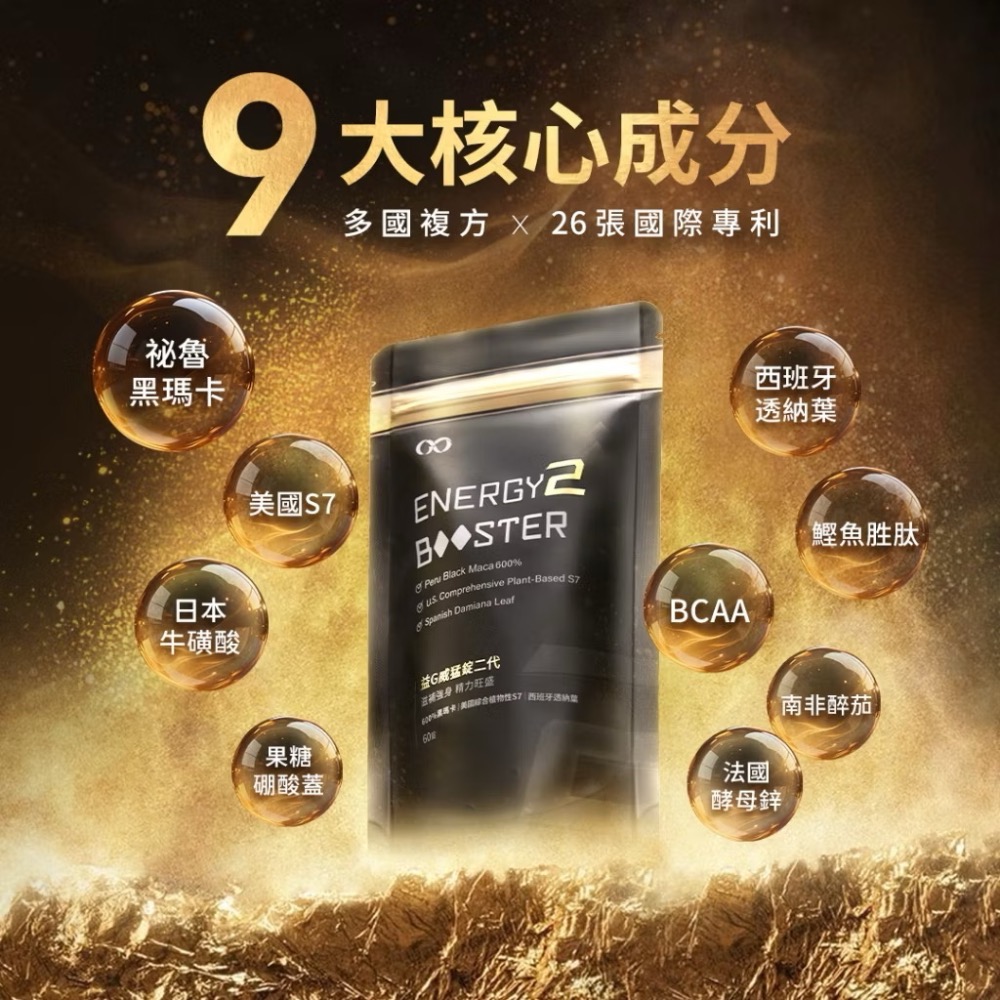 益G黑瑪卡 益G威猛錠二代 黑金升級版 葡萄口味星星糖60顆入 超濃縮6倍黑馬卡-細節圖5