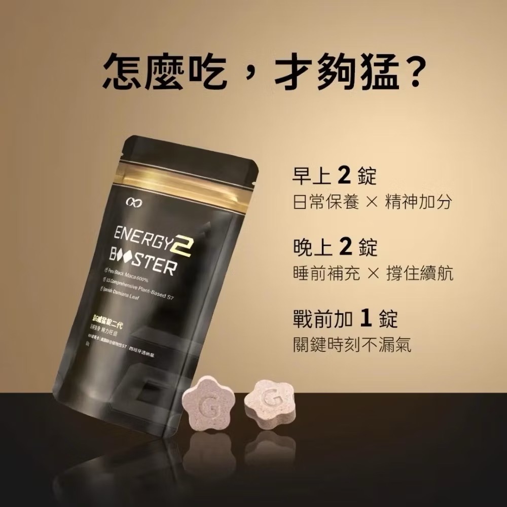 益G黑瑪卡 益G威猛錠二代 黑金升級版 葡萄口味星星糖60顆入 超濃縮6倍黑馬卡-細節圖7