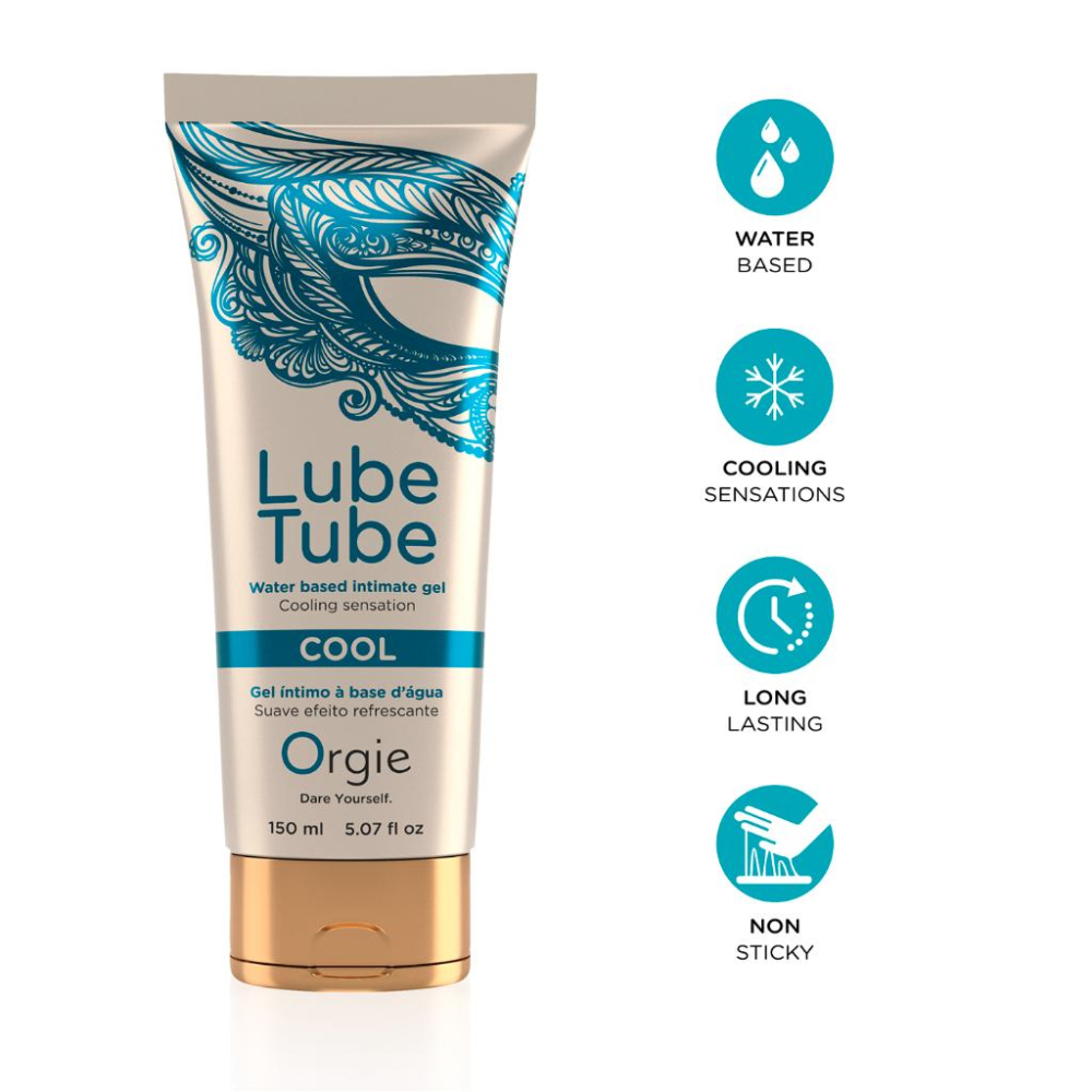 葡萄牙Orgie Lube Tube Cool 冰爽潤滑液 150ml-細節圖4