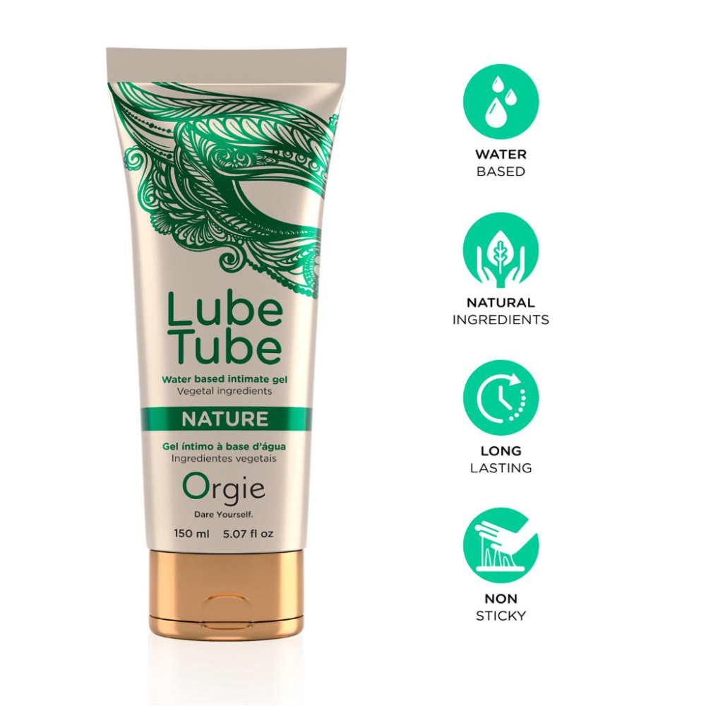 葡萄牙Orgie LUBE TUBE NATURE 天然植萃潤滑 水性潤滑液 150ml-細節圖2