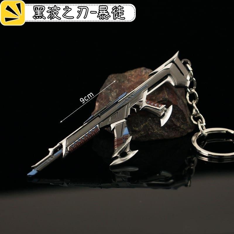 熱門黑波！Valorant 特戰英豪 黑波之刃鑰匙圈遊戲經典還原！ 周邊收藏 台灣現貨 快速出貨 高品質環保 模型設計-細節圖3
