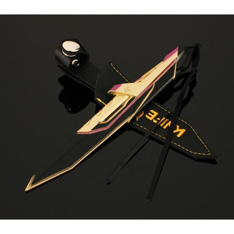 緋金聖龍！Valorant 特戰英豪 緋金聖龍小刀皮套訂製款 周邊收藏  快速出貨 高品質環保 模型設計-細節圖2