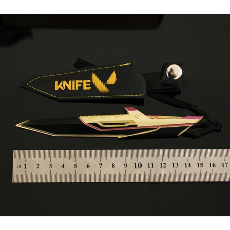 緋金聖龍！Valorant 特戰英豪 緋金聖龍小刀皮套訂製款 周邊收藏  快速出貨 高品質環保 模型設計-細節圖3