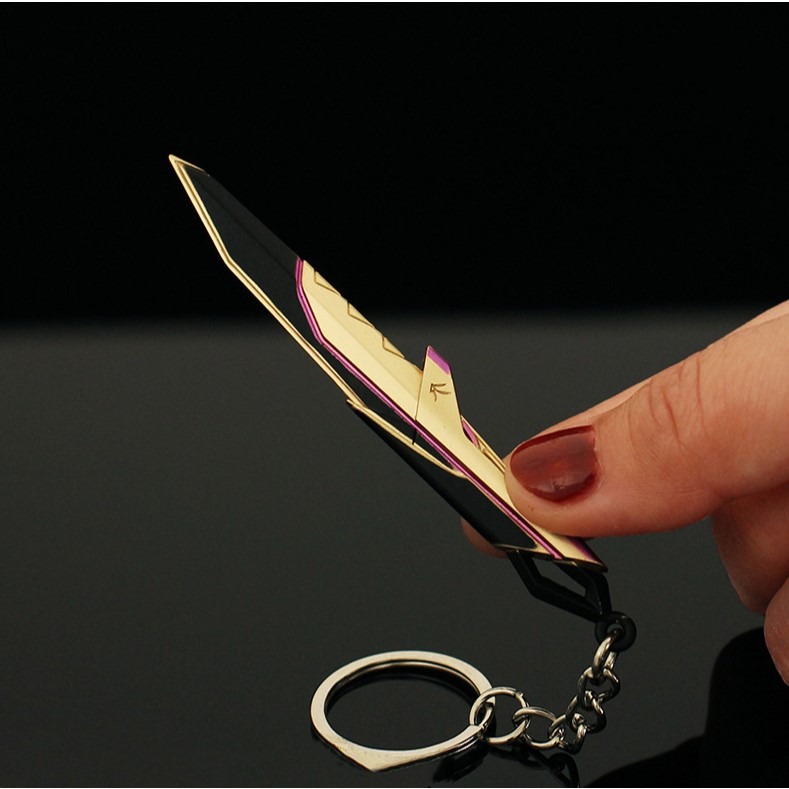 緋金聖龍小刀迷你版鑰匙圈