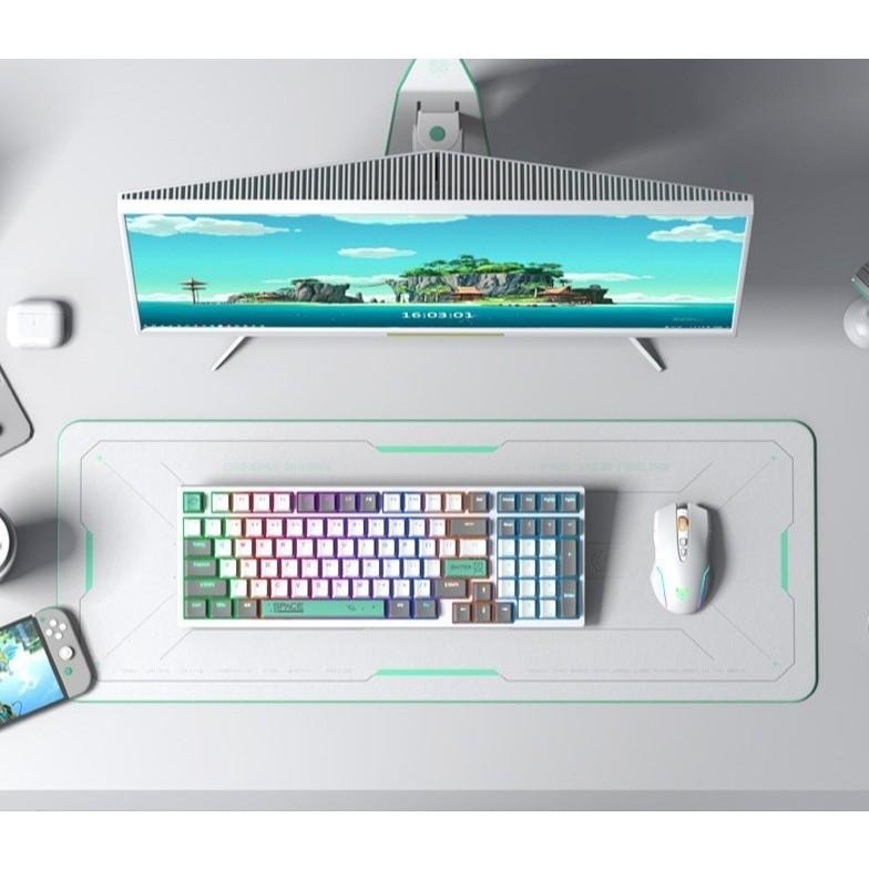 【正版授權】ONIKUMA G52 電競機械鍵盤 75% 茶軸 RGB背光 靜音遊戲辦公鍵盤 三色可選-細節圖5