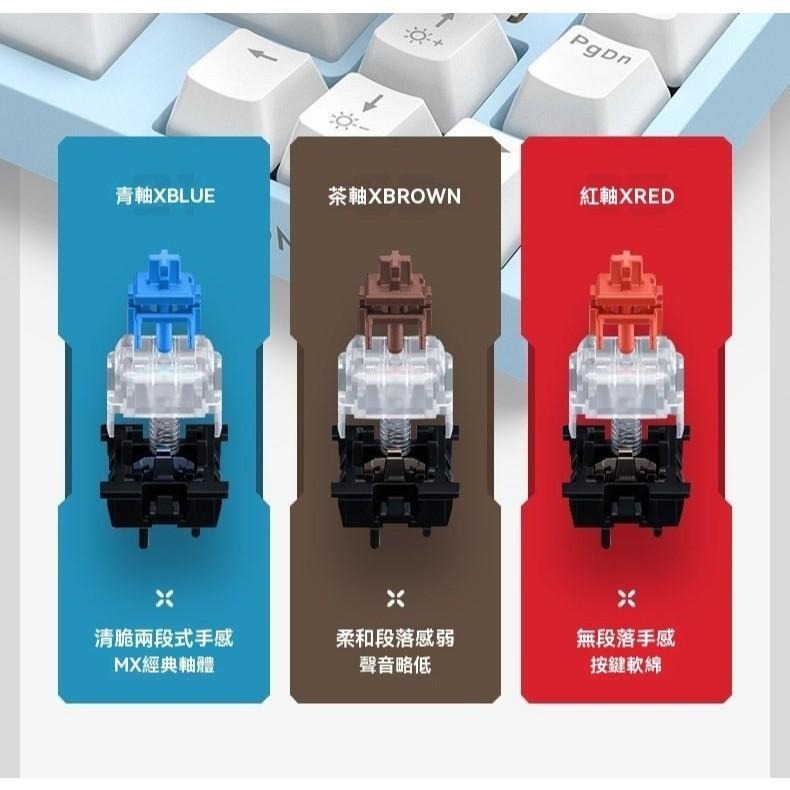 【正版授權】ONIKUMA G52 電競機械鍵盤 75% 茶軸 RGB背光 靜音遊戲辦公鍵盤 三色可選-細節圖8