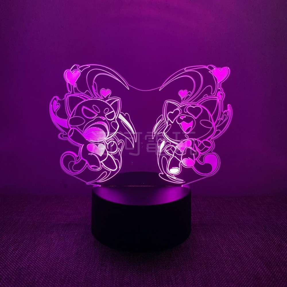 Valorant 特戰英豪 3D立體夜燈 16色RGB 炫彩桌面擺件 遊戲周邊禮物 電競周邊 小夜燈-規格圖9