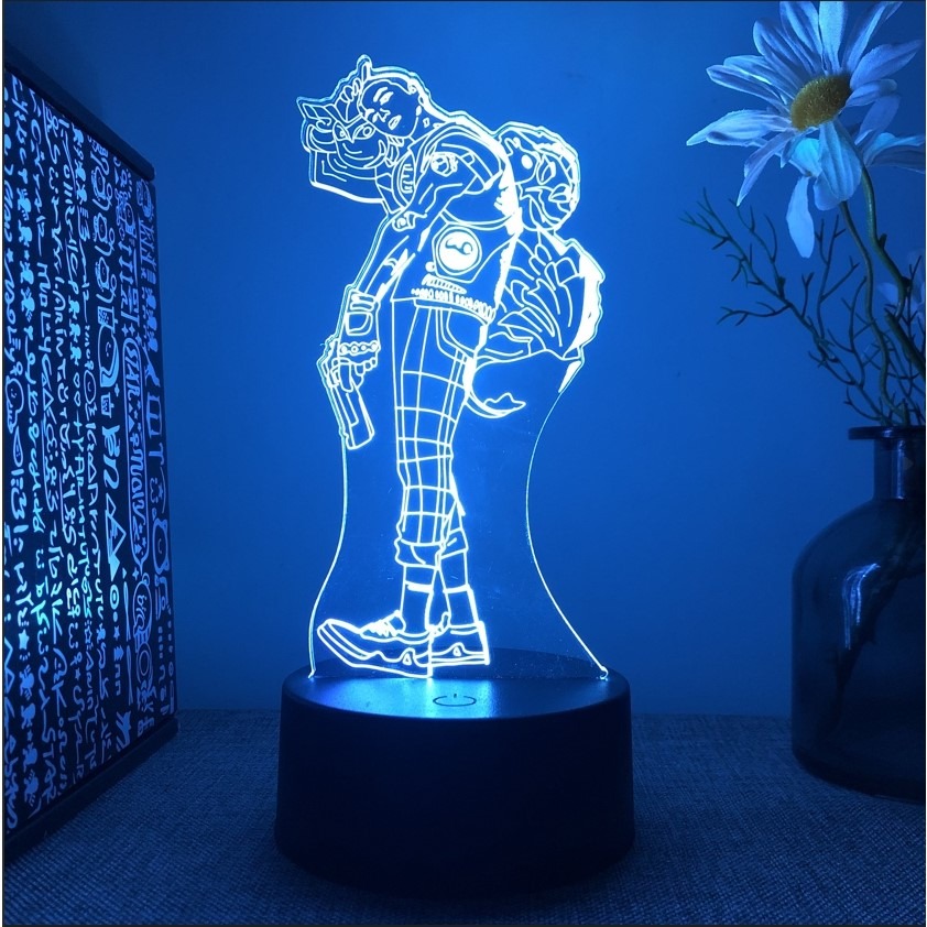 Valorant 特戰英豪 3D立體夜燈 16色RGB 炫彩桌面擺件 遊戲周邊禮物 電競周邊 小夜燈-規格圖9