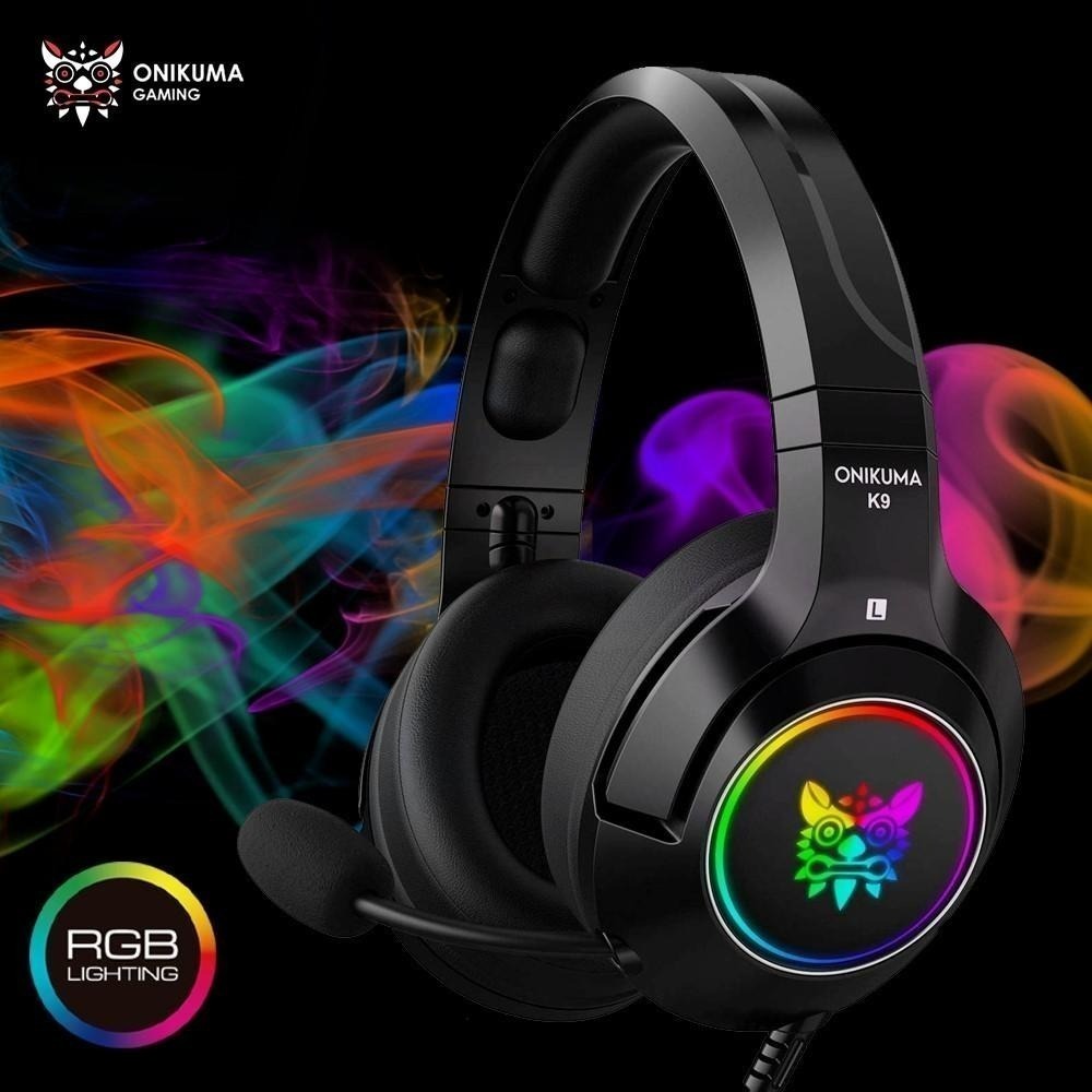 【ONIKUMA官方代理】電競耳機🎧 貓耳造型🌈RGB炫彩燈效 立體音效 直播遊戲適用  降噪麥克風 雙色可選-細節圖6