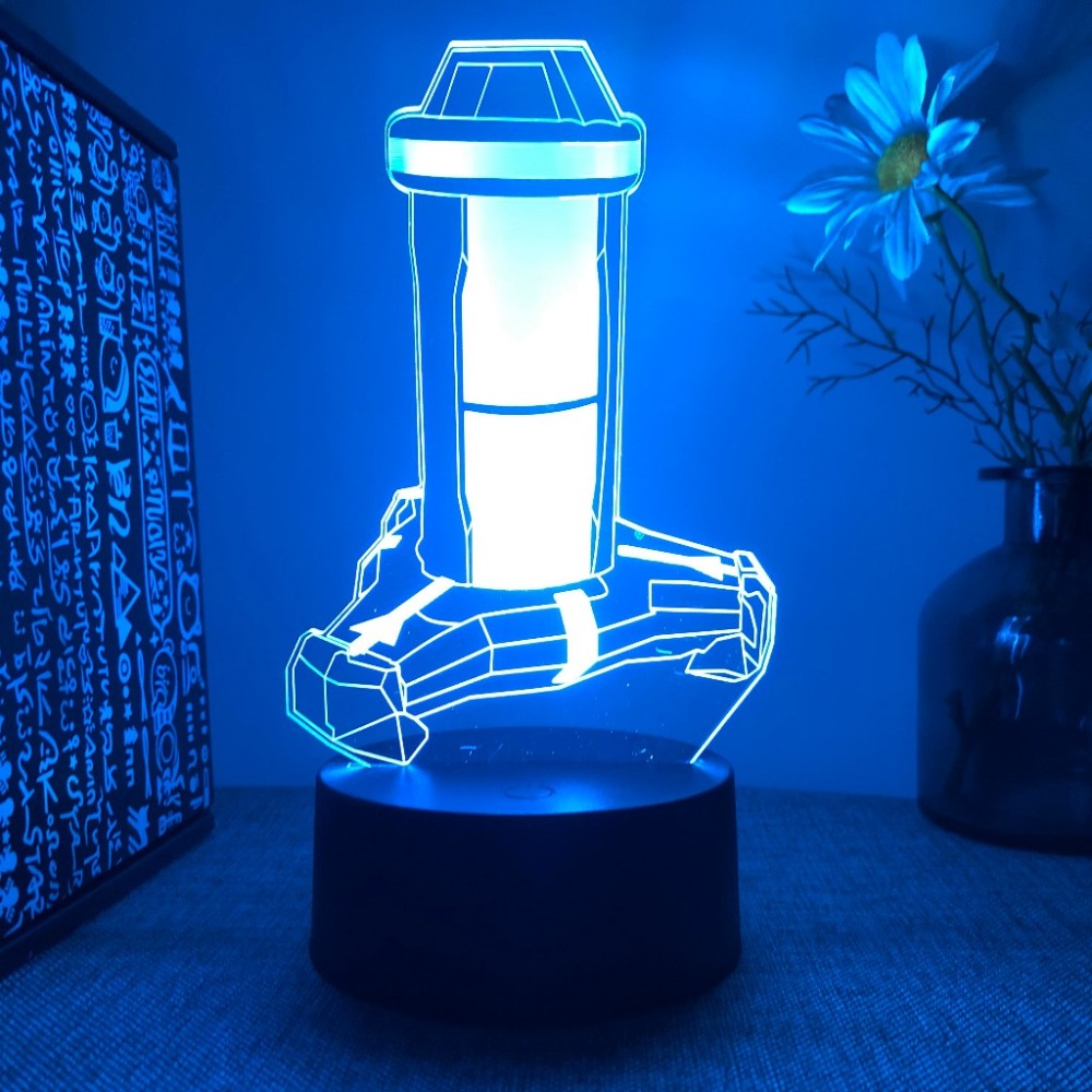 Valorant 特戰英豪 16色高質感RGB桌上型蓋克寵物Wingman 幅能核心夜光燈 3D懸浮-規格圖5