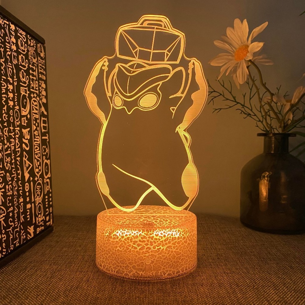 Valorant 特戰英豪 16色高質感RGB桌上型蓋克寵物Wingman 幅能核心夜光燈 3D懸浮-規格圖5