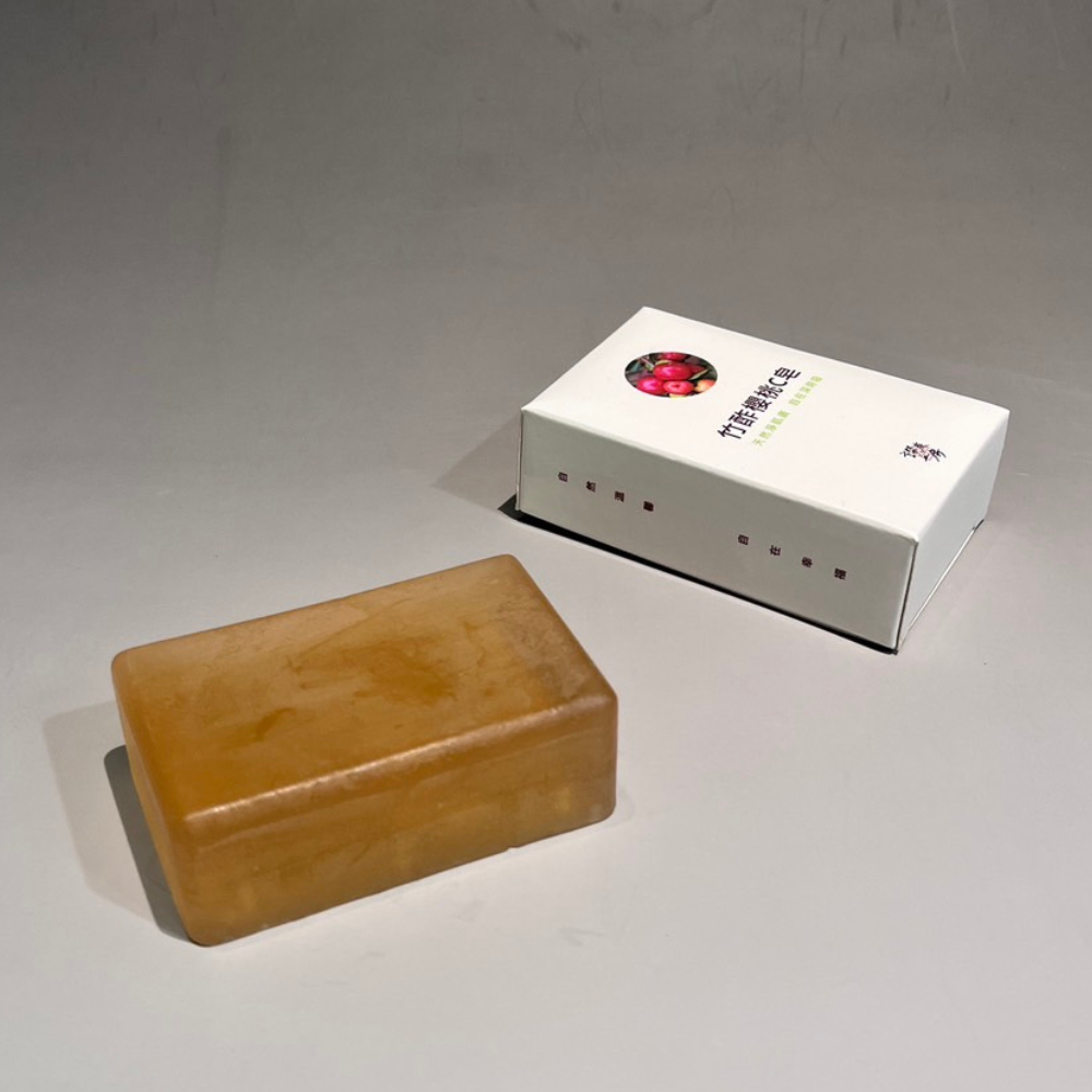 【讚炭工房】手工皂/竹炭皂/竹酢櫻桃C皂/玫瑰酢皂/薰衣草酢皂/洗頭/洗臉/洗身體/油性乾性敏感肌膚/無介面活性劑-細節圖2