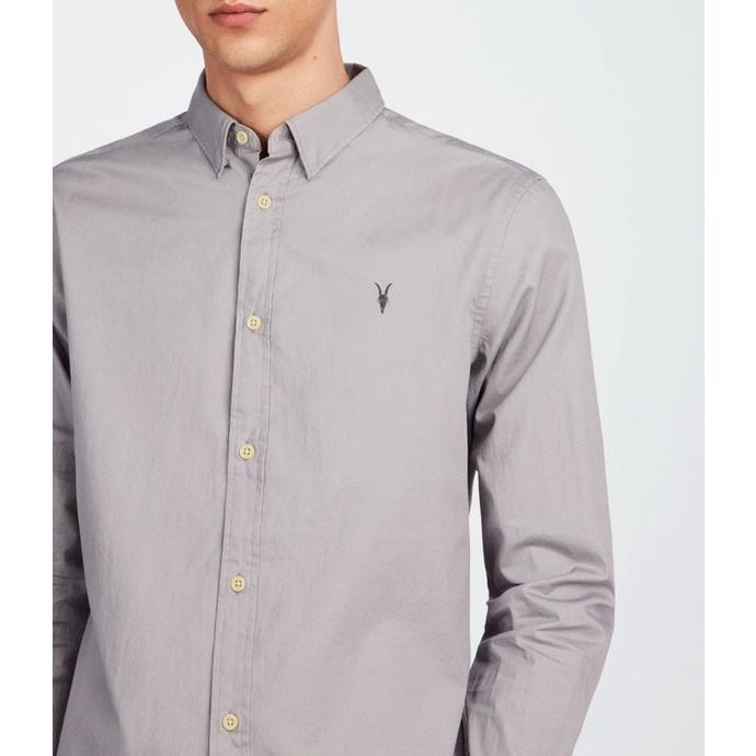 Allsaints 英國官網直送現貨 經典款 REDONDO 長袖襯衫 大地灰 Land Grey XS現貨-細節圖2