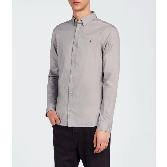 Allsaints 英國官網直送現貨 經典款 REDONDO 長袖襯衫 大地灰 Land Grey XS現貨-細節圖3
