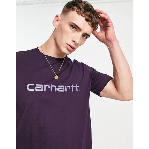 Carhartt WIP Script T-shirt 紫色LOGO 圓領短袖 S號 現貨-細節圖3