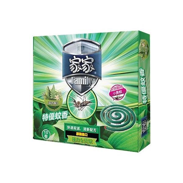 【FAMILY家家】家家蚊香/10片 (特優/竹炭/玫瑰)-細節圖2