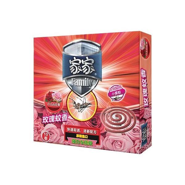 【FAMILY家家】家家蚊香/10片 (特優/竹炭/玫瑰)-細節圖4