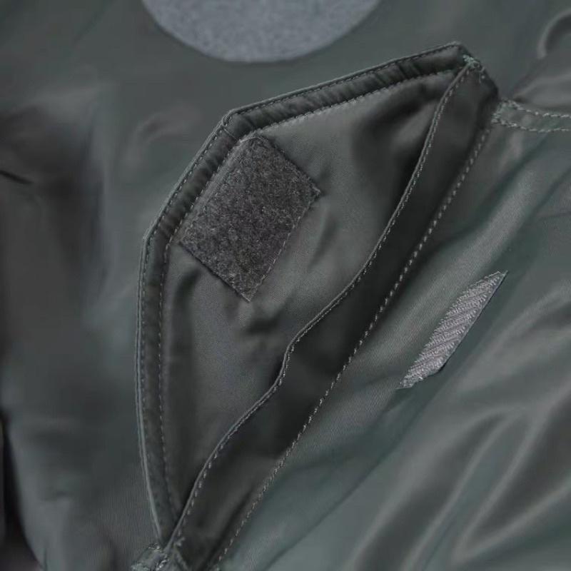 捍衛戰士 獨行俠 top gun 阿湯哥 尼龍短版修身飛行外套 CWU-36 美國國旗 VX31 武器學校 CAPT刺繡-細節圖2