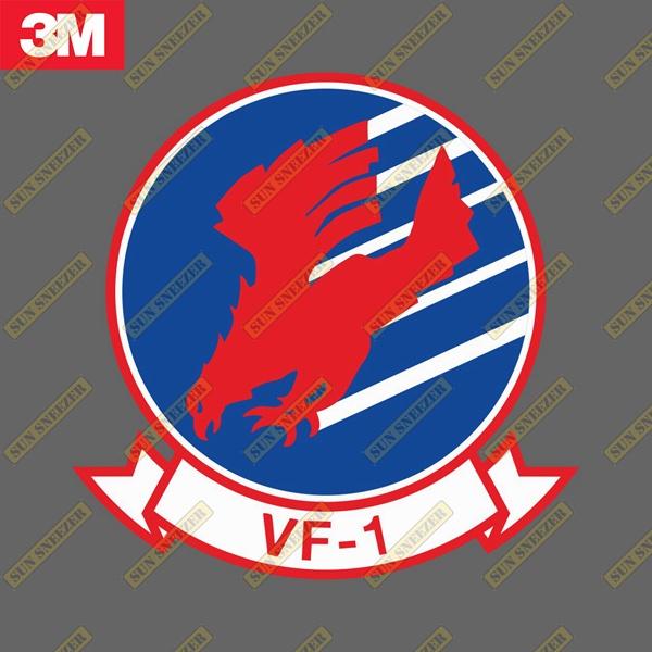 捍衛戰士 TOPGUN F-14 VF-1 圓形徽章 3M防水防曬貼紙尺寸85x84mm - 太陽噴嚏 空紙部 Airline ...