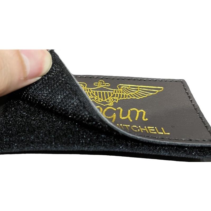 海軍上校 TOP GUN 燙金 皮標紀念章 CAPT PETE MITCHELL 捍衛戰士 獨行俠 魔鬼氈 飛行外套-細節圖5