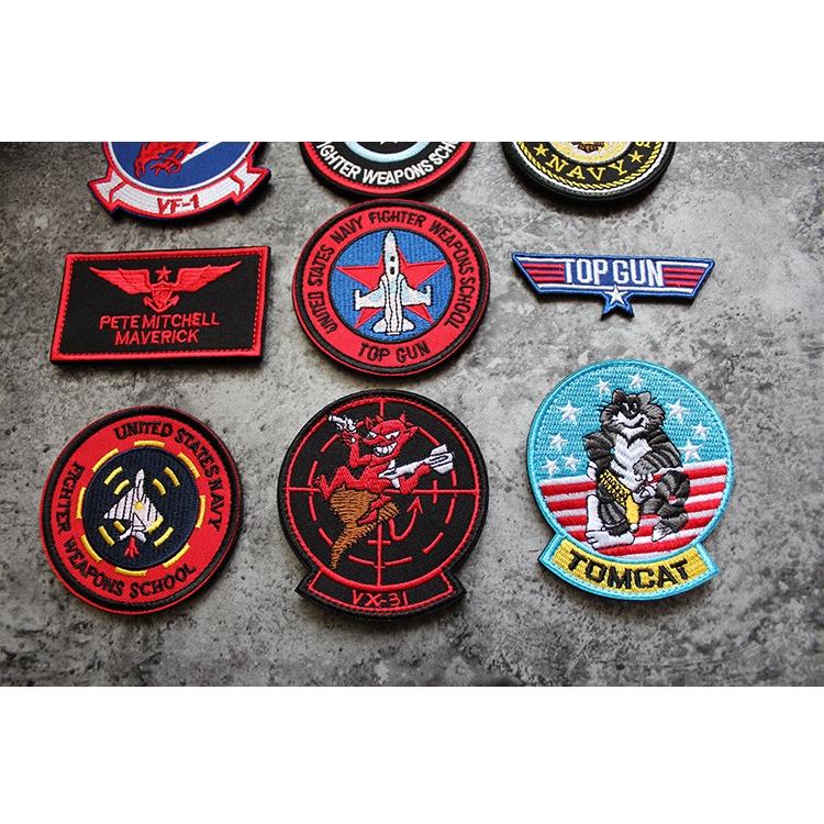 刺繡臂章 Top Gun 捍衛戰士：獨行俠 VF-1 VX-31 TOMCAT PETE F-18 戰術魔鬼氈-細節圖7