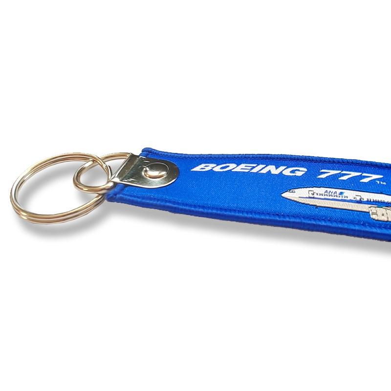 ANA 全日空 777 飛行前拆除 REMOVE BEFORE FLIGHT CREW BAGGAGE 刺繡鑰匙圈-細節圖4