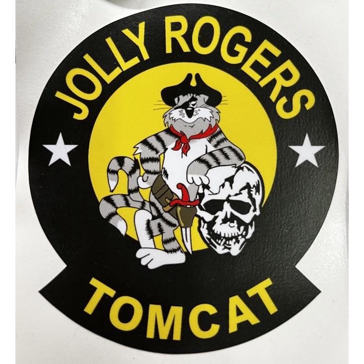 捍衛戰士 獨行俠 Jolly Rogers 海盜旗🏴‍☠️ 湯姆貓 骷髏 防水防曬3m貼紙 尺寸105mm-細節圖2