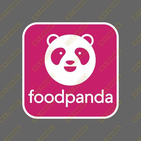 熊貓 foodpanda Ubereats 外送 店家 防水 防曬 3M  貼紙 尺寸85MM-細節圖3