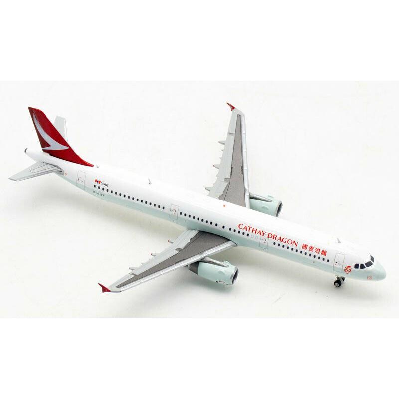 JC Wings 1/400 國泰港龍 A321 B-HTF BBOX4007 金屬飛機模型(不含展示架)-細節圖4