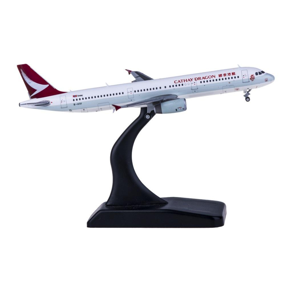 JC Wings 1/400 國泰港龍 A321 B-HTF BBOX4007 金屬飛機模型(不含展示架)-細節圖5